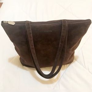 Roots Suede Tote Bag